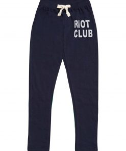 Front of riot club trackpants