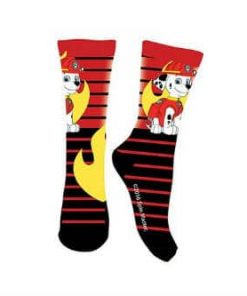 Boys paw patrol socks marshall red