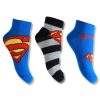 blue and black Superman ankle socks