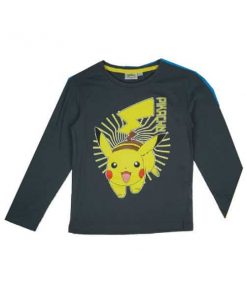 Pikachu long sleeve t-shirt grey