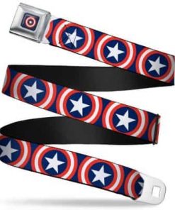 Boys seatbelt belt Captain America