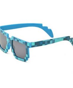 blue pixel kids sunglasses