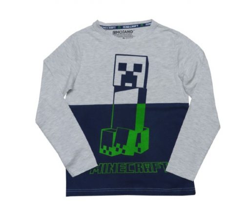 L/S Boys minecraft t-shirt