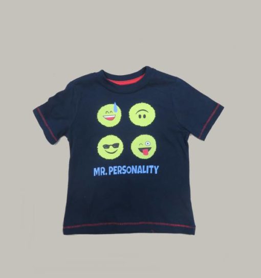 Mr Personality t-shirt navy blue